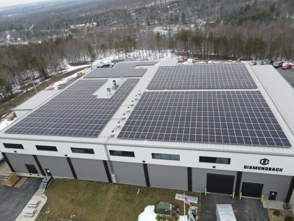 Gold package commercial solar installation