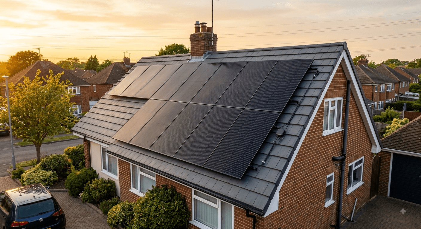 Gold package solar installation