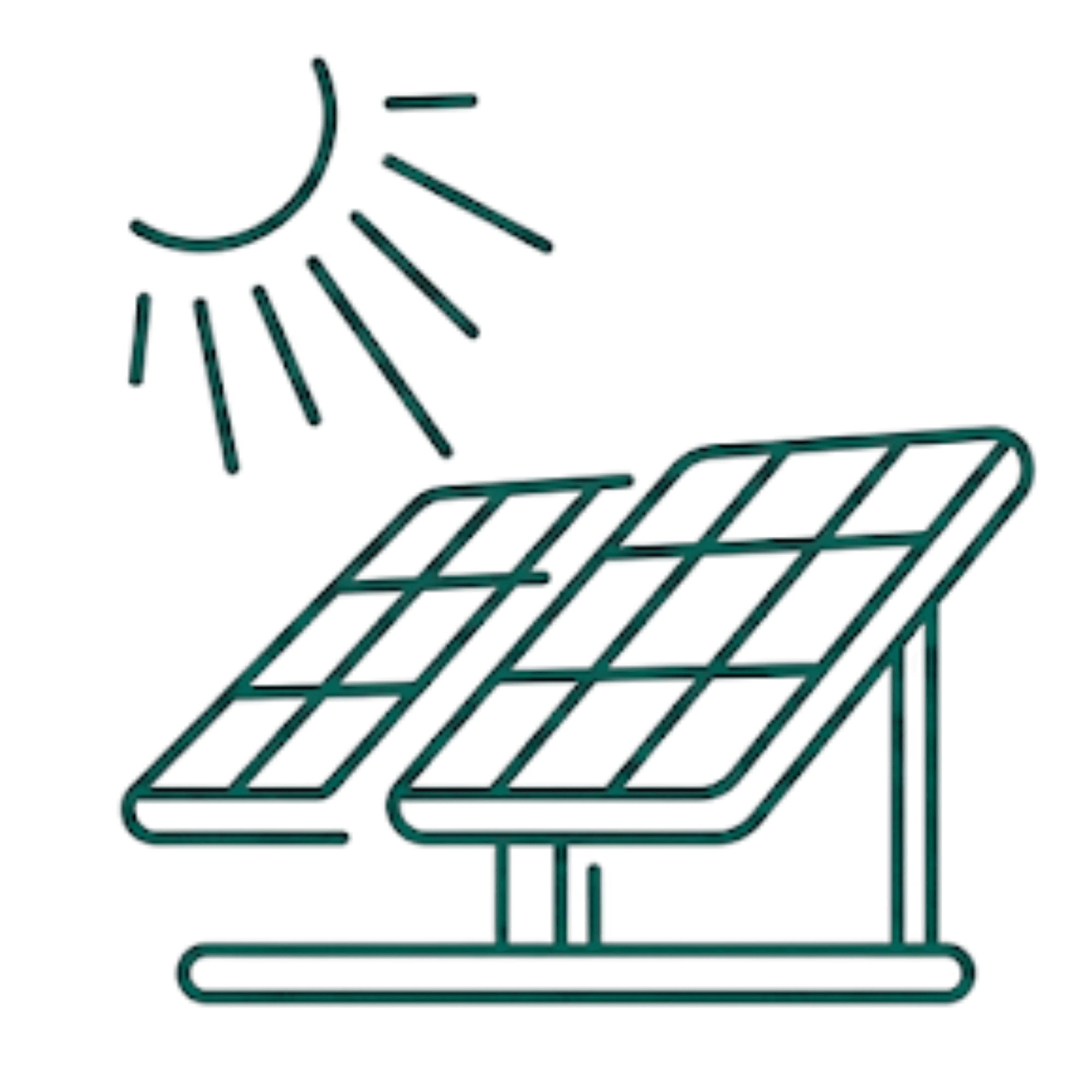 Solar panels icon